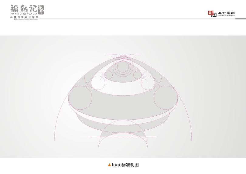 福新記花甲標志設(shè)計，新鄉(xiāng)logo設(shè)計